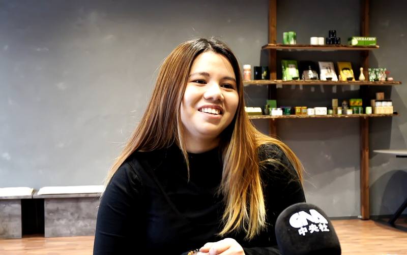 The Swiss-Taiwanese entrepreneur Eva Wei. CNA photo Jan. 26, 2026