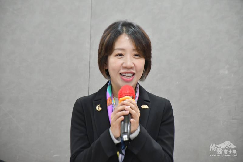 僑務委員會副委員長李姸慧致詞