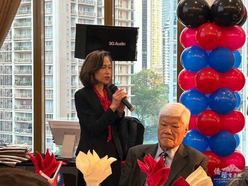 連玉蘋大使致詞。