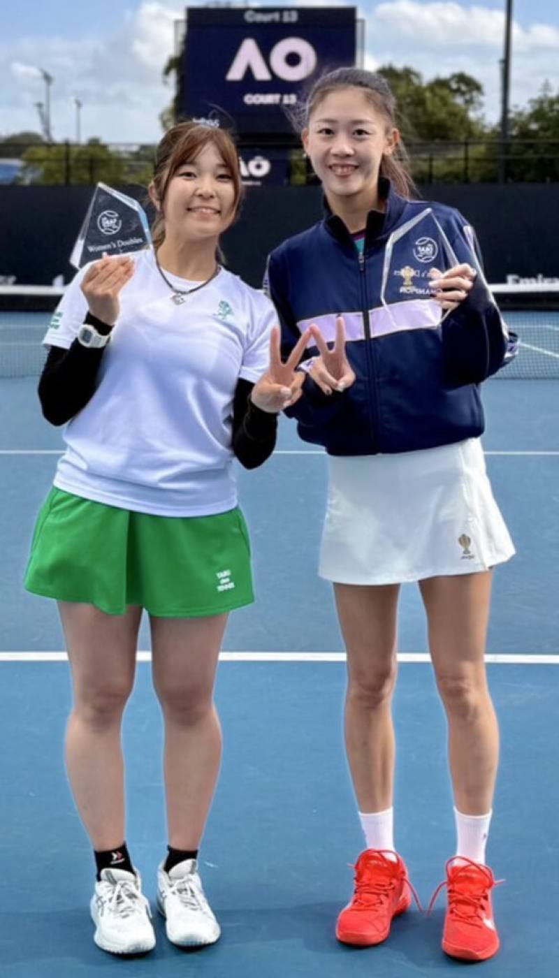 澳網聽障網球邀請賽 林家文女雙奪冠、女單季軍