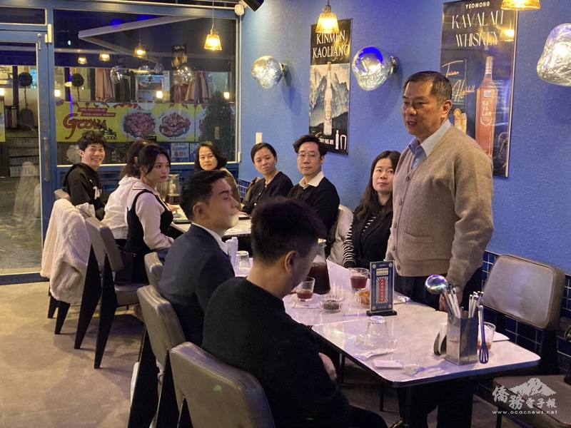 丘高偉勉勵韓國台灣商會總會持續精進會務