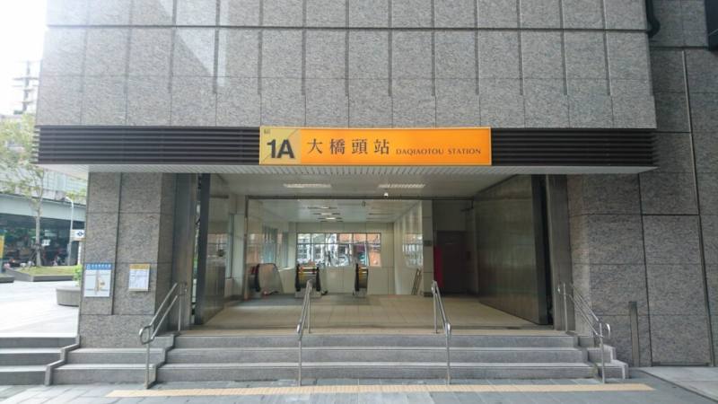 捷運大橋頭站。（圖取自facebook.com/metro.taipei）