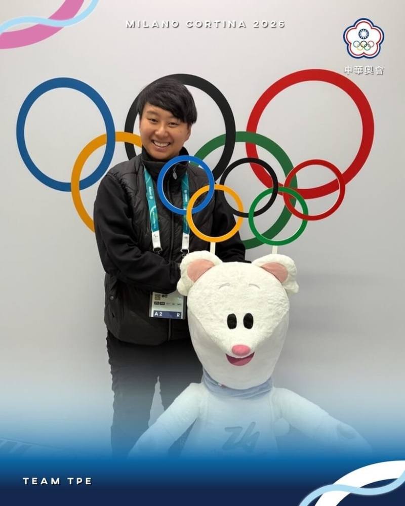 2026米蘭冬奧將於台灣時間7日舉行開幕典禮，台灣代表團將由雪車選手林欣蓉（圖）擔任女子掌旗官。（中華奧會提供）
