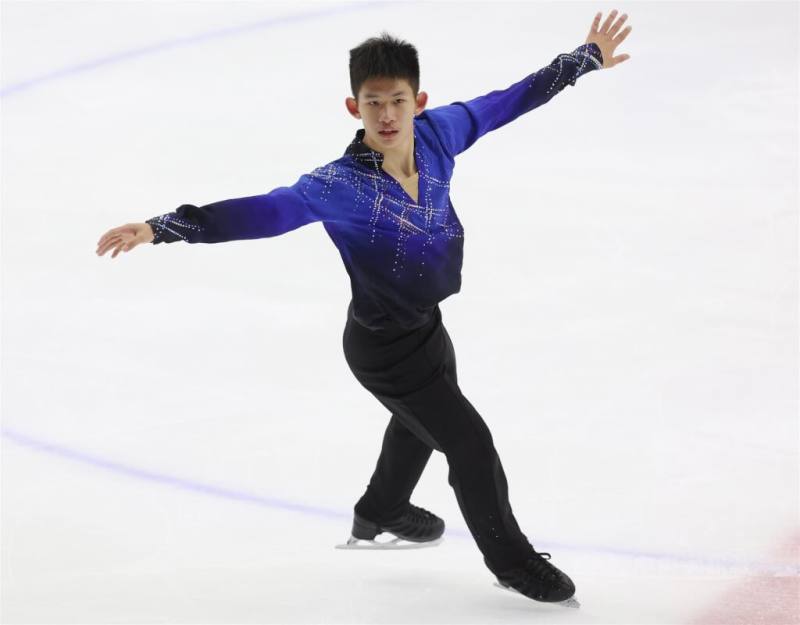 花滑選手李宇翔。（中央社檔案照片）