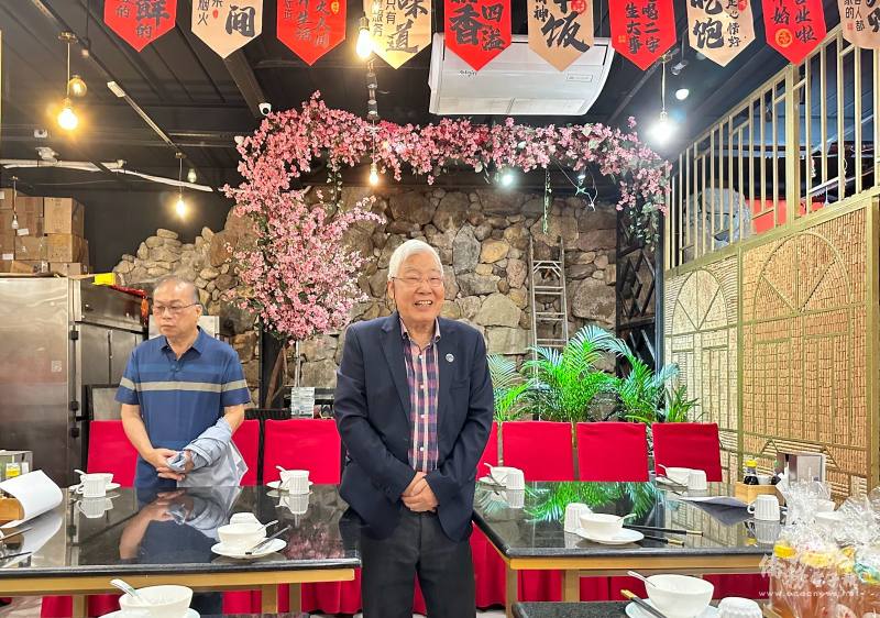 巴西臺灣同鄉會會長莊海定致詞