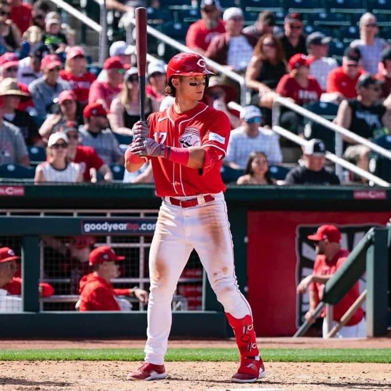 Cleveland Guardians outfielder Stuart Fairchild. Photo from instagram.com/stu_fairchild4