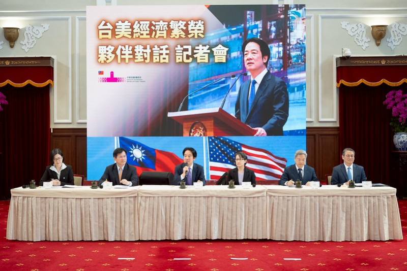 President Lai briefs the public on the results of the sixth annual Taiwan-US Economic Prosperity Partnership Dialogue.