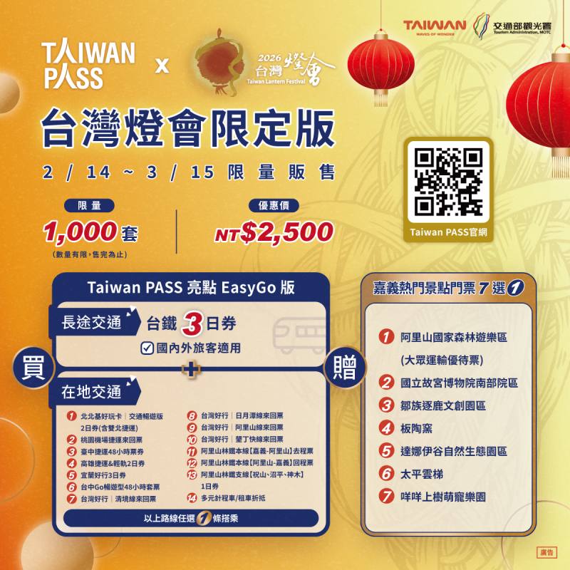 Taiwan PASS台灣燈會限定版產品資訊懶人包
