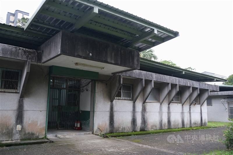 The facade of the main interrogation building at the Ankang Reception House. CNA photo Feb. 12, 2026