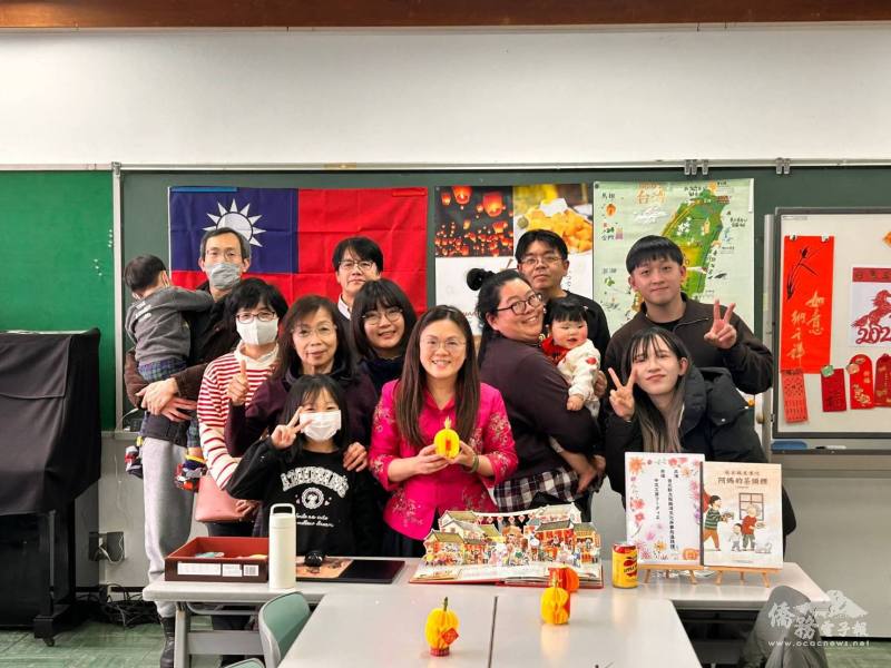 參與學員一起祈求新年好運旺旺來