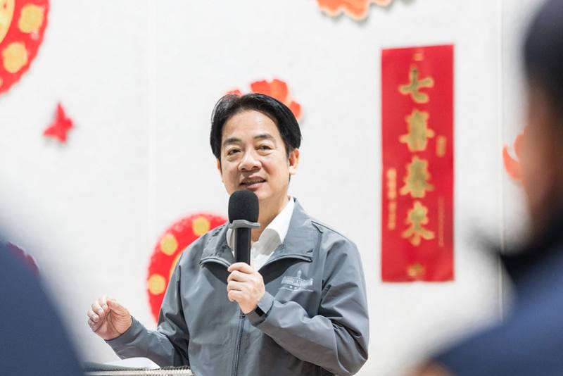 總統春節慰勉臺北市中正一分局並致詞