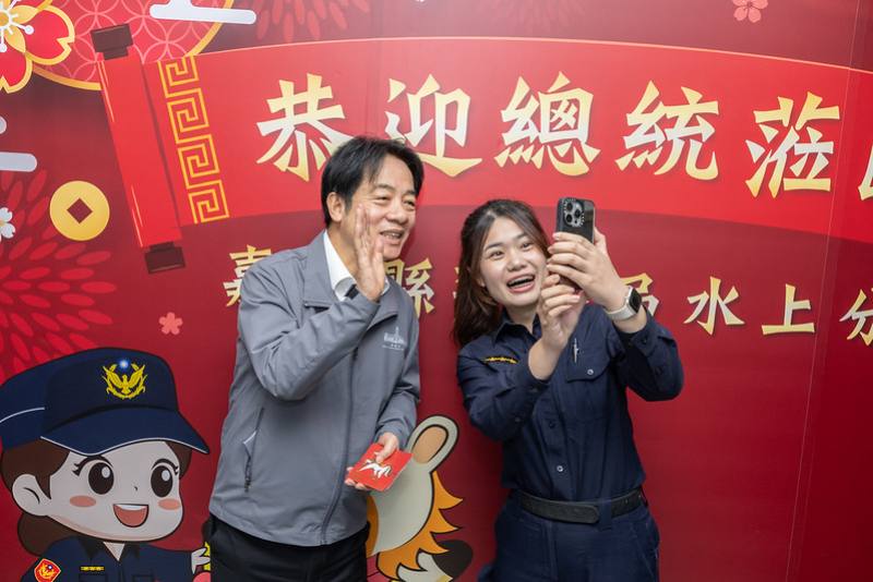 總統春節慰勉：嘉義縣警察局水上分局