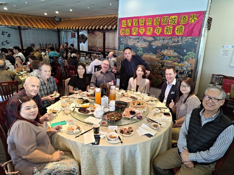 基督城百位僑胞齊聚一堂