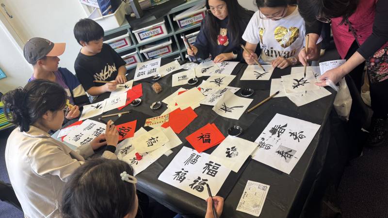 學生體驗過年文化