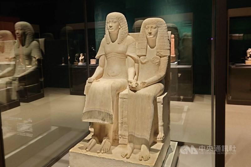 The Statue of Horemheb and Amenia. CNA photo