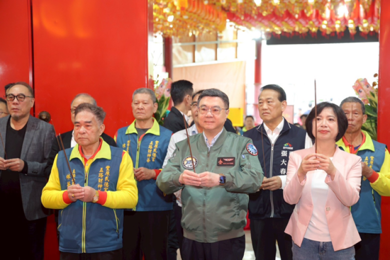 2026年2月20日行政院長卓榮泰赴豐原武德宮參拜祈福