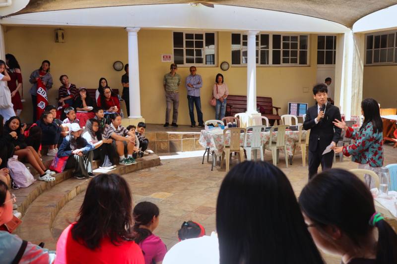 駐開普敦辦事處僑務秘書曾權榮致詞