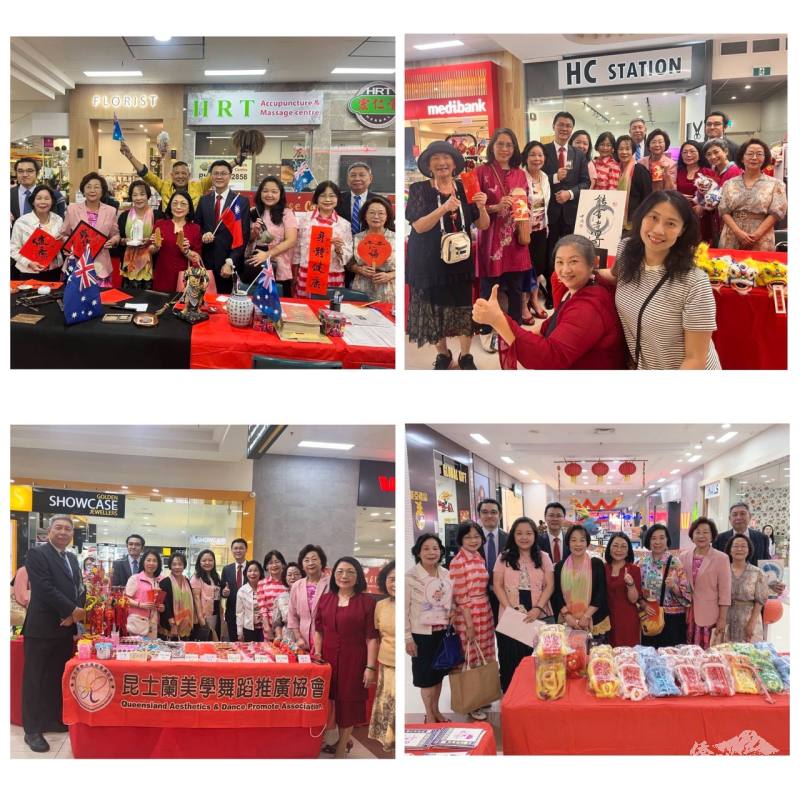 臺僑社團春節文化攤位