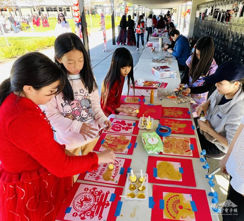 春節活動有趣的文化攤位