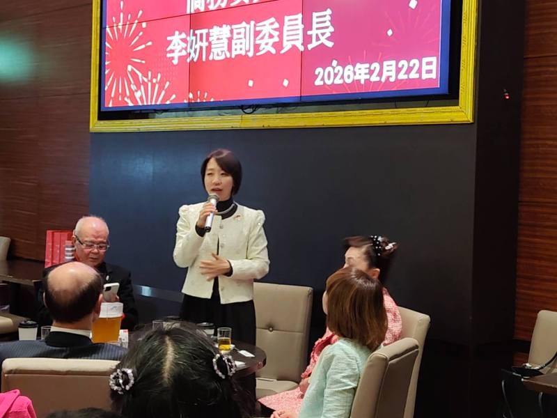 李姸慧致詞感謝大家為台日交流付出努力