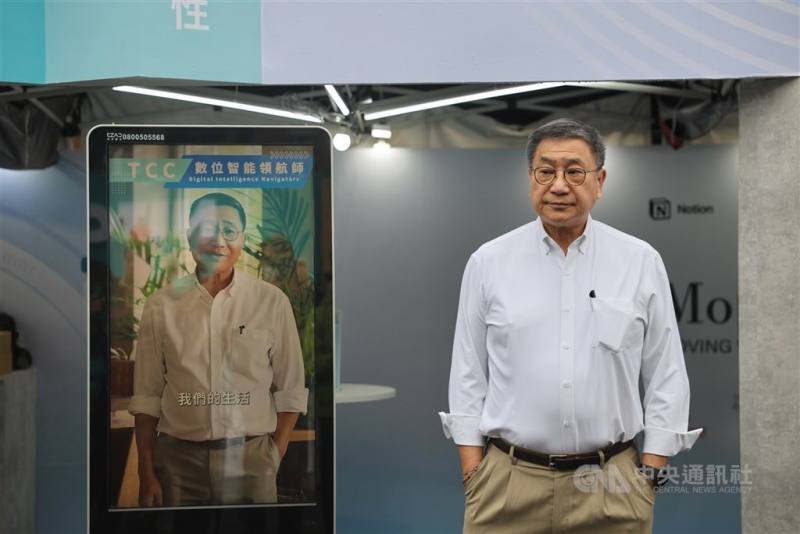 圖為台泥董事長張安平出席2025台灣大學校園徵才博覽會。（中央社檔案照片）