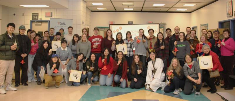 出席師生及友人合影