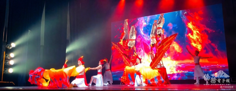 春訪團精彩表演，贏得滿堂喝釆