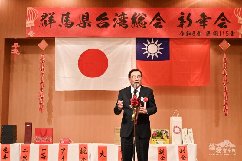 駐日代表處副代表周學佑致詞