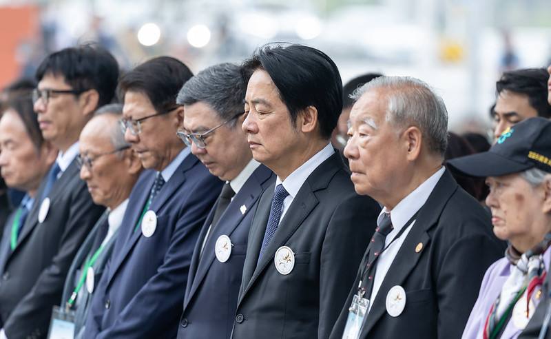賴清德總統今（28）日上午前往高雄出席「二二八事件79周年中樞紀念儀式」