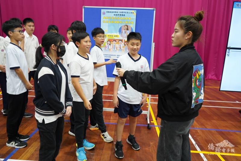 講師邀請國中場講座學生回饋及分享