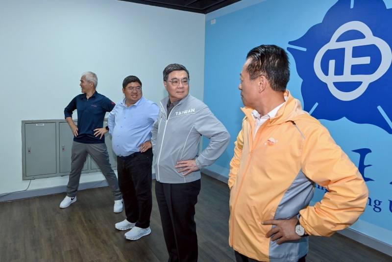 卓揆參訪中正大學推廣運動幣措施 鼓勵全民運動
