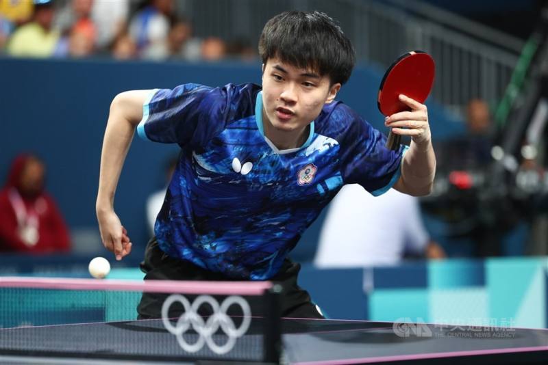 台灣桌球好手林昀儒。（中央社檔案照片）