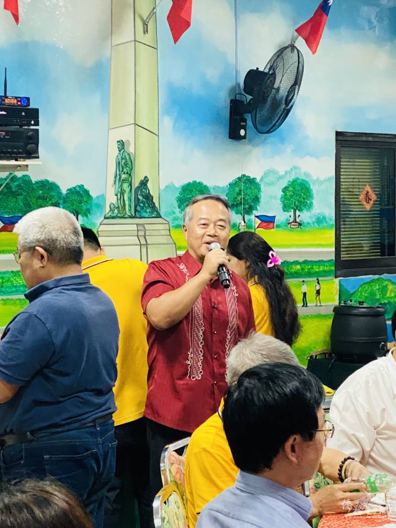 駐菲律賓代表處大使周民淦致詞