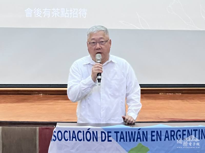 駐阿根廷代表處副參事惠卓岳致詞