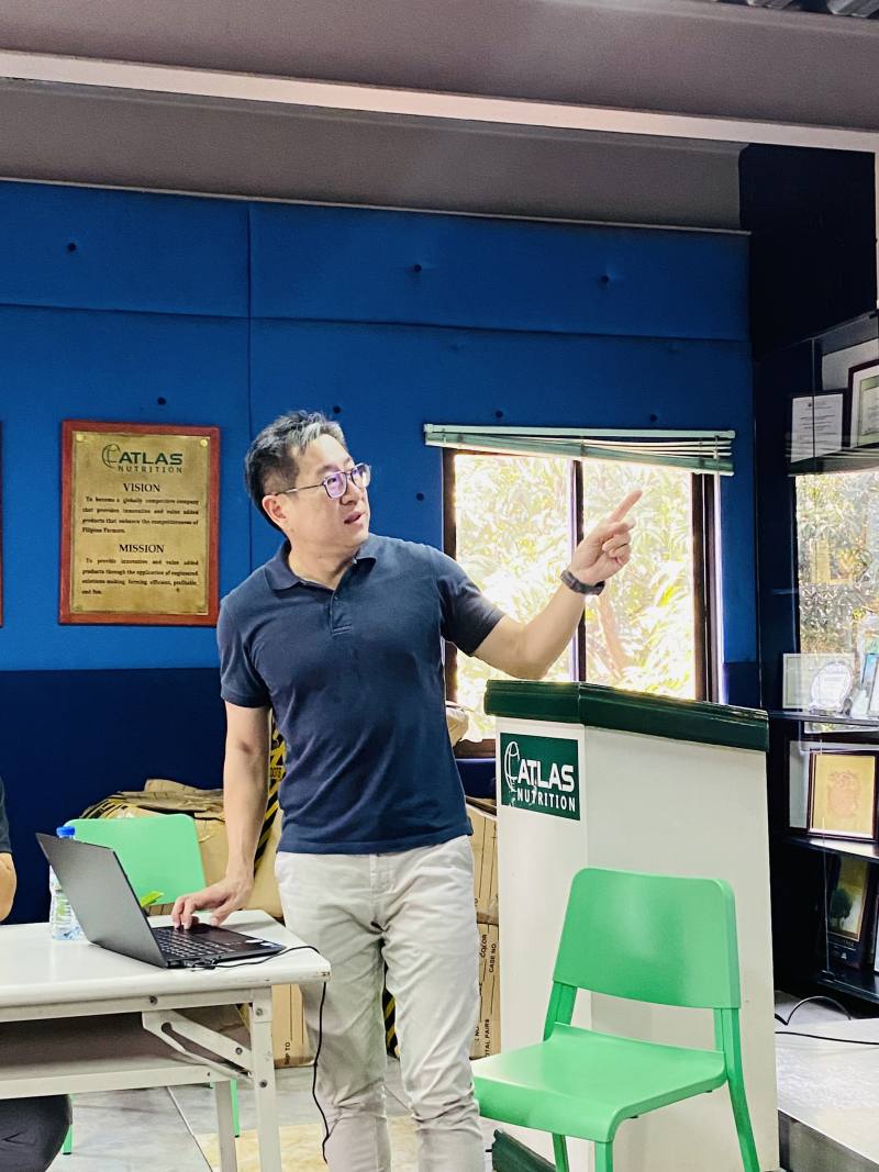 總經理謝政翰說明企業理念