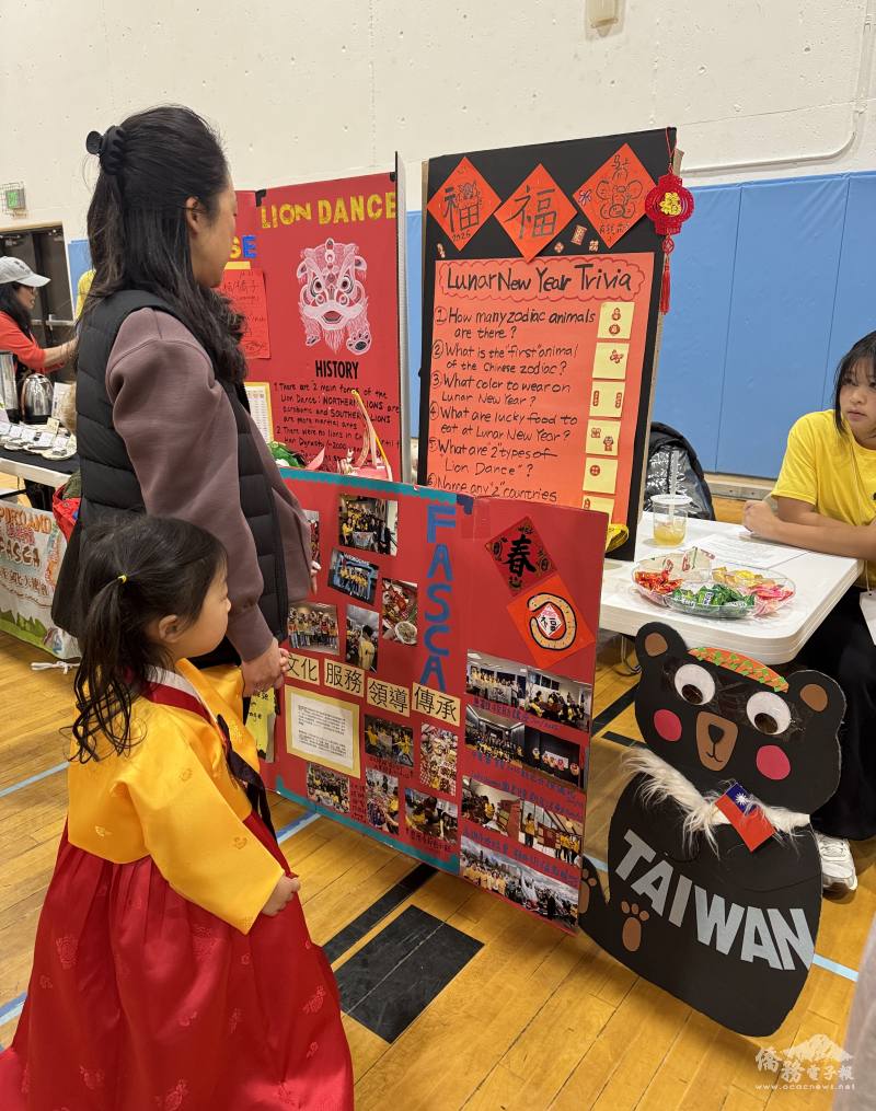 FASCA 文化攤位深受在地小朋友喜愛，現場吸引許多家庭前來參與