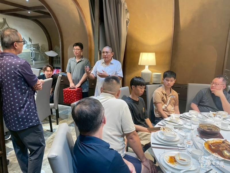 宿霧臺灣協會會長邱裕文致詞