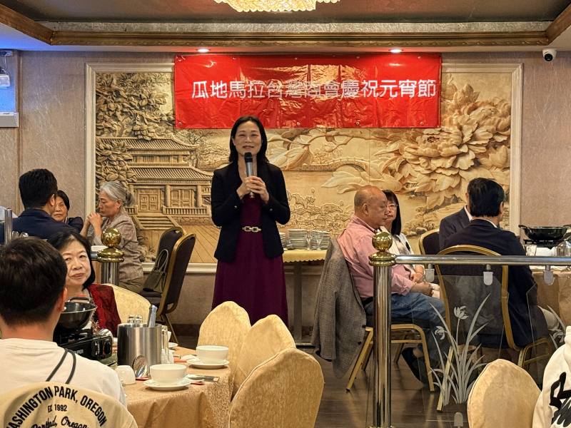 張俊菲肯定臺商長年深耕瓜地馬拉之貢獻，勉勵僑胞團結互助