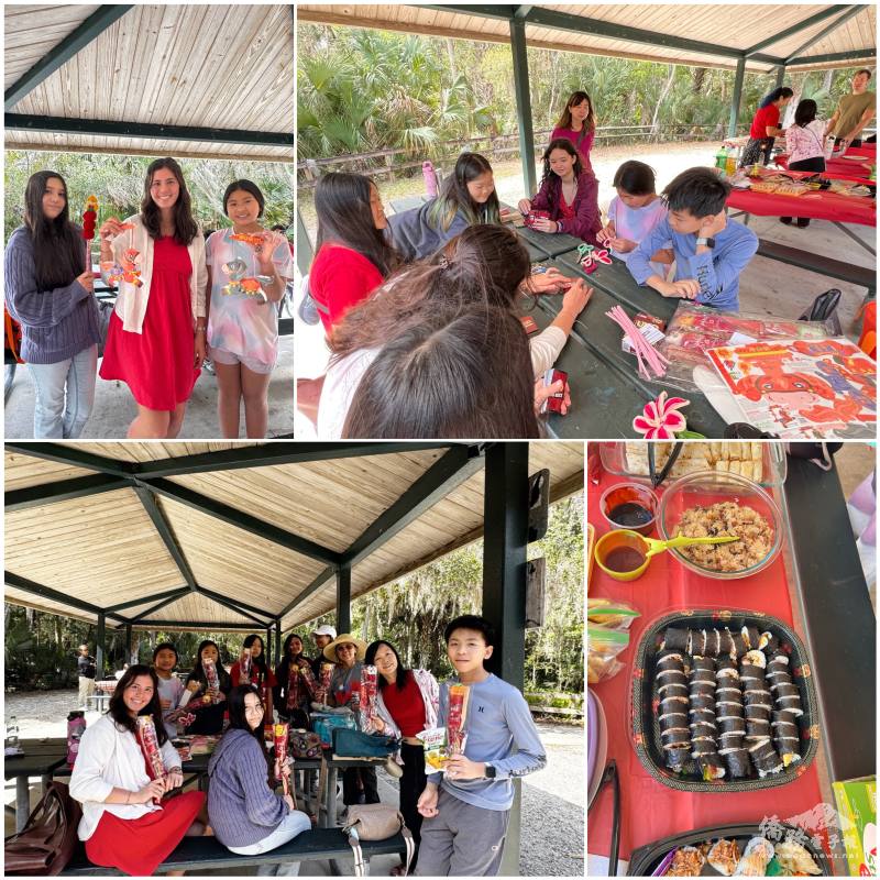 年菜、過年卡牌遊戲、手作，在奧蘭多完整複製臺灣過年活動