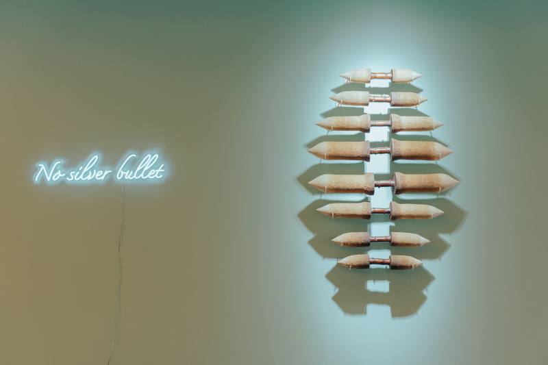 羅懿君《子彈啞鈴》（藝術家提供）