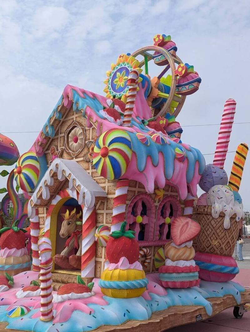 法務部矯正署新竹監獄收容人以花燈作品「童話」參加2026台灣燈會「全國花燈競賽」，勇奪機關團體組「燈王」肯定。（矯正署提供）