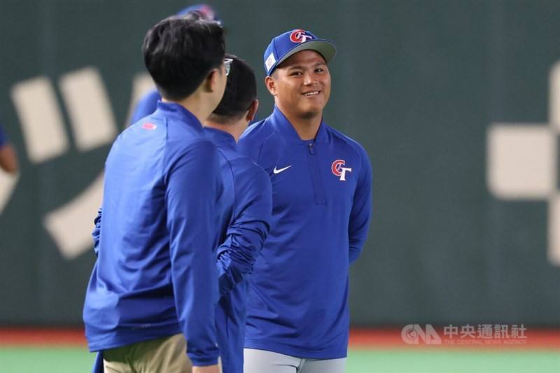 Infielder Lee Hao-yu (right), the Detroit Tigers' No. 6 prospect, withdraws Thursday from the 2026 World Baseball Classic (WBC) due to health concerns. CNA photo March 5, 2026