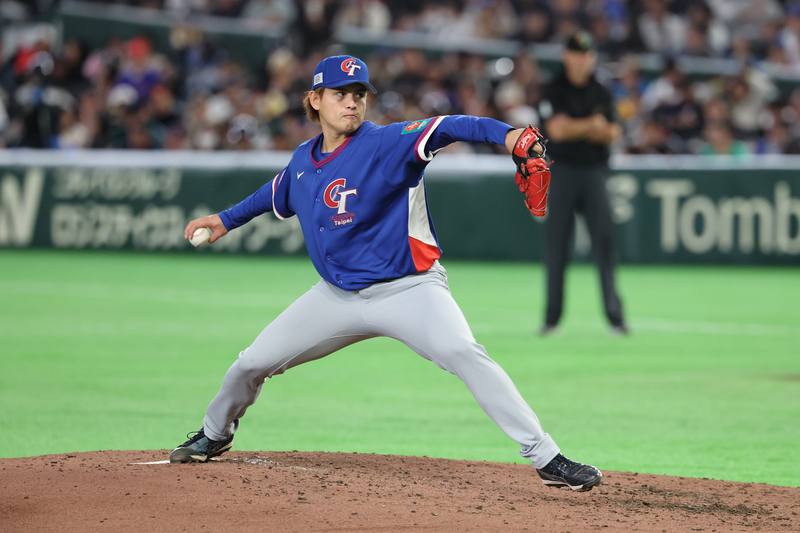 世界棒球經典賽（WBC）C組預賽台灣隊5日迎戰澳洲隊，台灣隊後援投手張奕6局下登板。中央社記者王騰毅東京攝