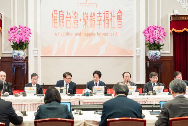 總統主持「健康台灣推動委員會第7次委員會議」
