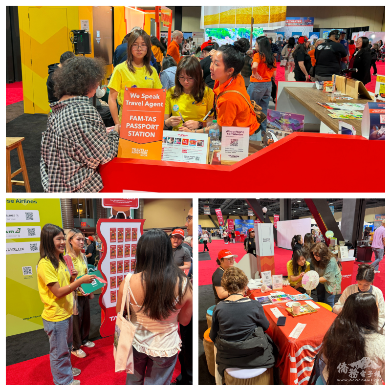 FASCA-OC青年文化大使投入臺灣館接待、臺灣民俗文化品手作體驗教學等服務