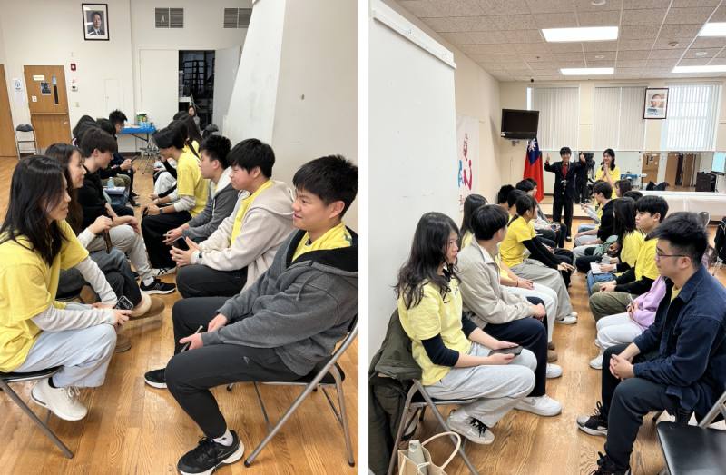 學員們分組進行，以快問快答的方式進行討論