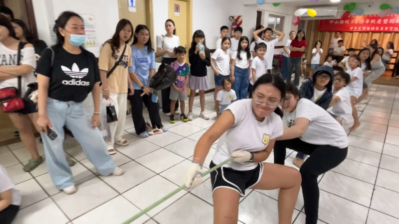 同學們通力合作努力爭取榮譽