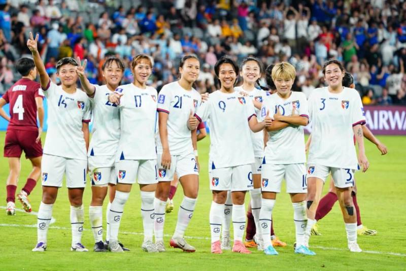2026亞足聯（AFC）亞洲盃女足會內賽在澳洲舉行，台灣隊10日在分組賽最終戰以3比1擊敗印度隊，確定取得分組第2、如願躋身8強。（中華足協提供）