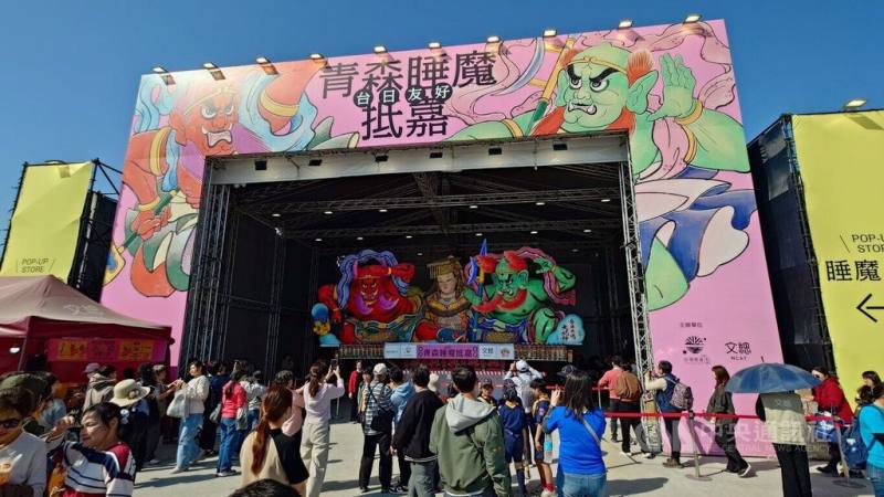 2026台灣燈會爆紅的「青森睡魔抵嘉」燈組，15日燈會結束後，將移置朴子配天宮旁停車場繼續展示