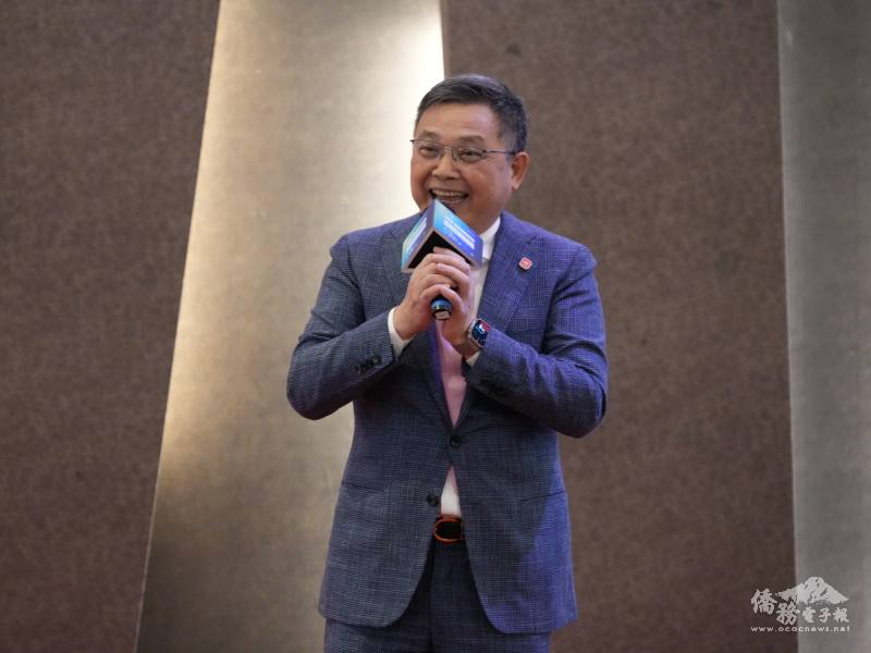 台灣連鎖加盟促進協會理事長吳永強致詞